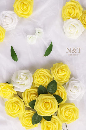 N&T NIETING bendable-stem roses for flexible floral designs.