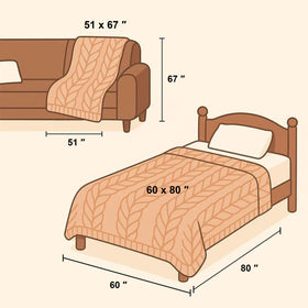 NTBAY cable knit texture as bed layer with navy color.