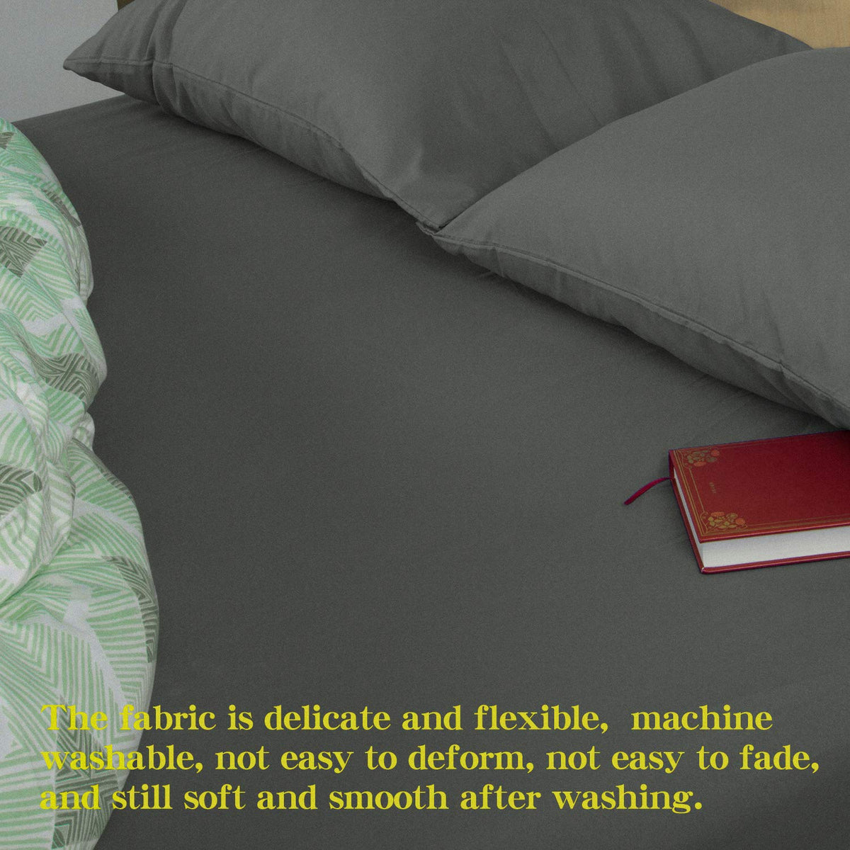 NTBAY soft-brushed microfiber close-up for lasting comfort