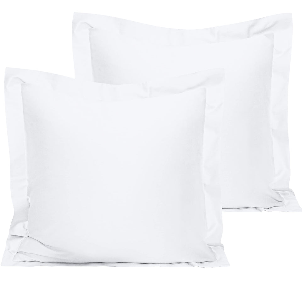 NTBAY cotton euro sham 26x26 in white for a clean, coordinated bed look.