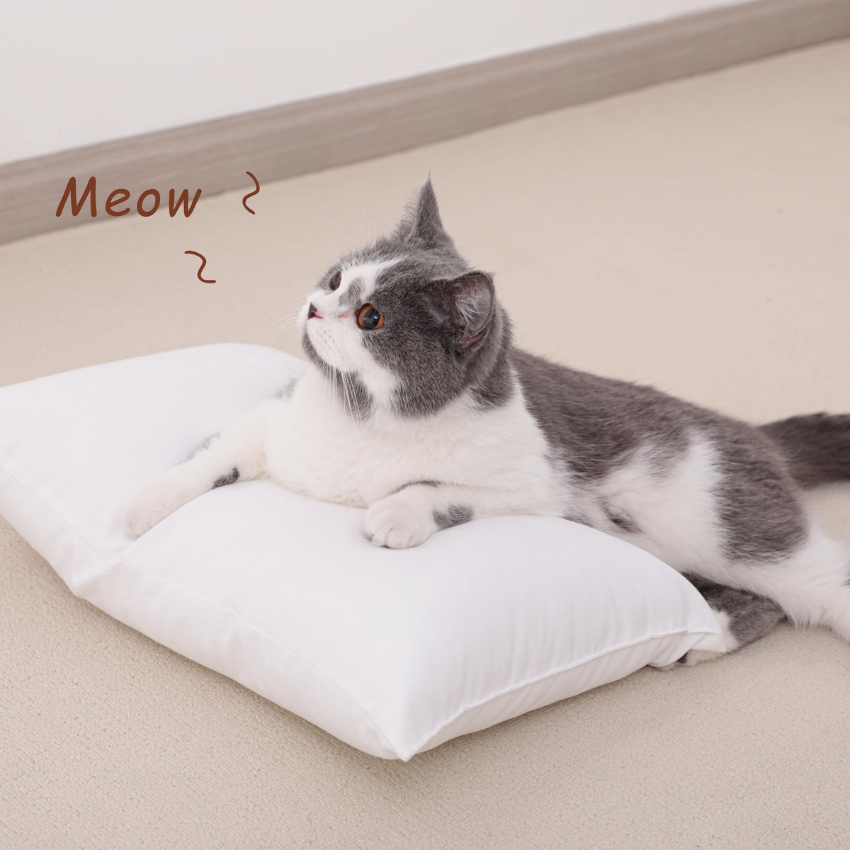 NTBAY lightweight pillow supports restful naps without bulk.