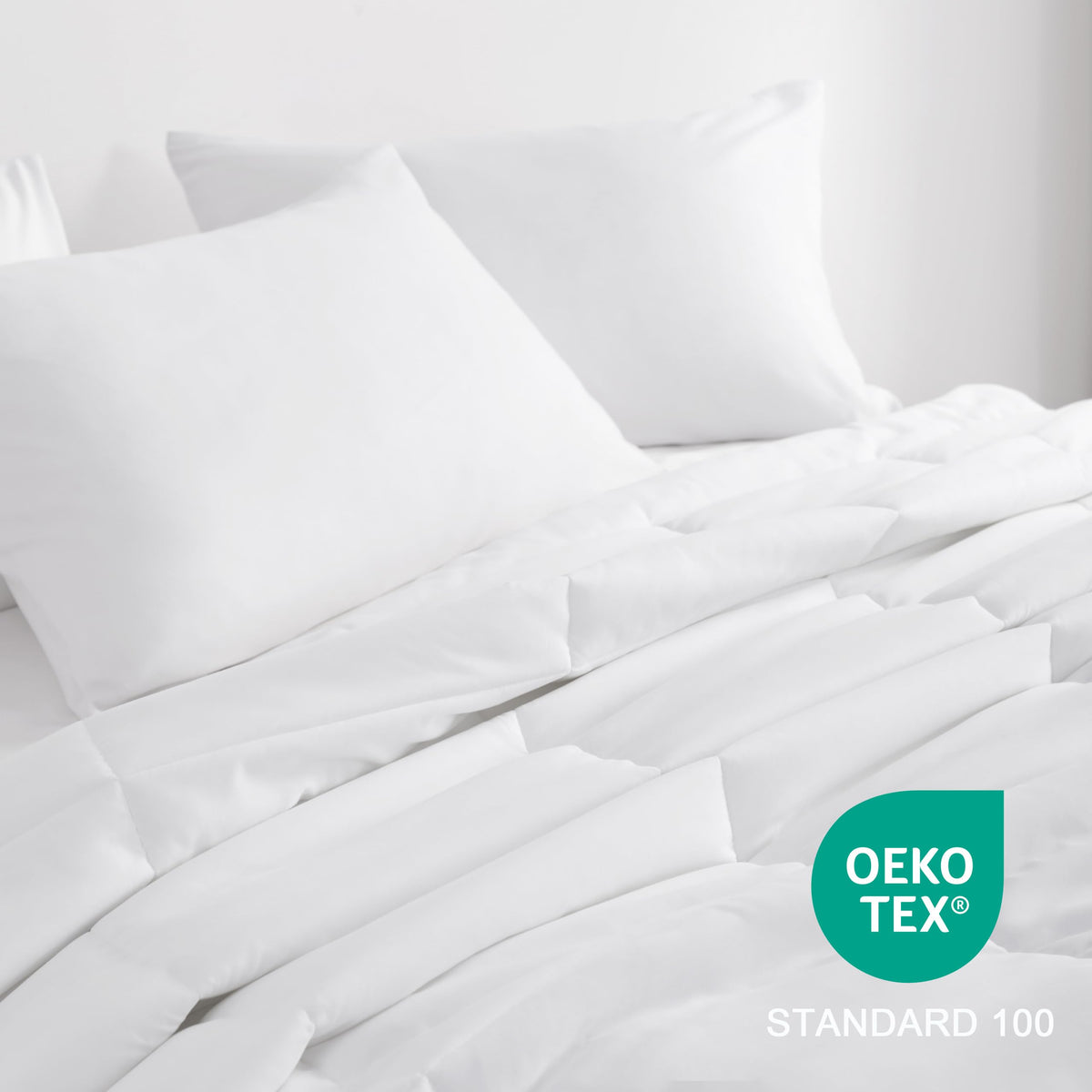NTBAY Twin Comforter detailed stitching reinforces durability for daily use.
