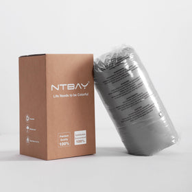 NTBAY Twin Comforter soft-texture showcases gentle, skin-friendly fabric.