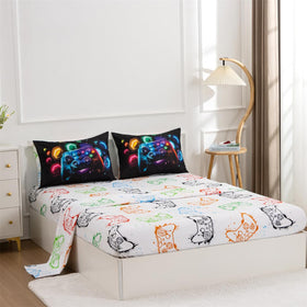 NTBED matching pillow cases enhance the space-theme look and comfort.