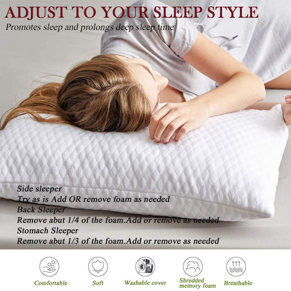 NTCOCO hypoallergenic breathable fabric pillow exterior
