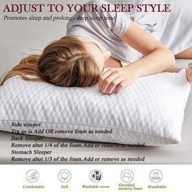 NTCOCO pillow in use by back and side sleeper for neck comfort