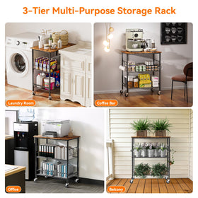NTE rolling kitchen microwave cart in home setting demonstrates flexibility.