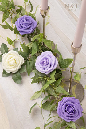 N&T NIETING 18cm length roses provide scalable proportions for bouquets and centerpieces.