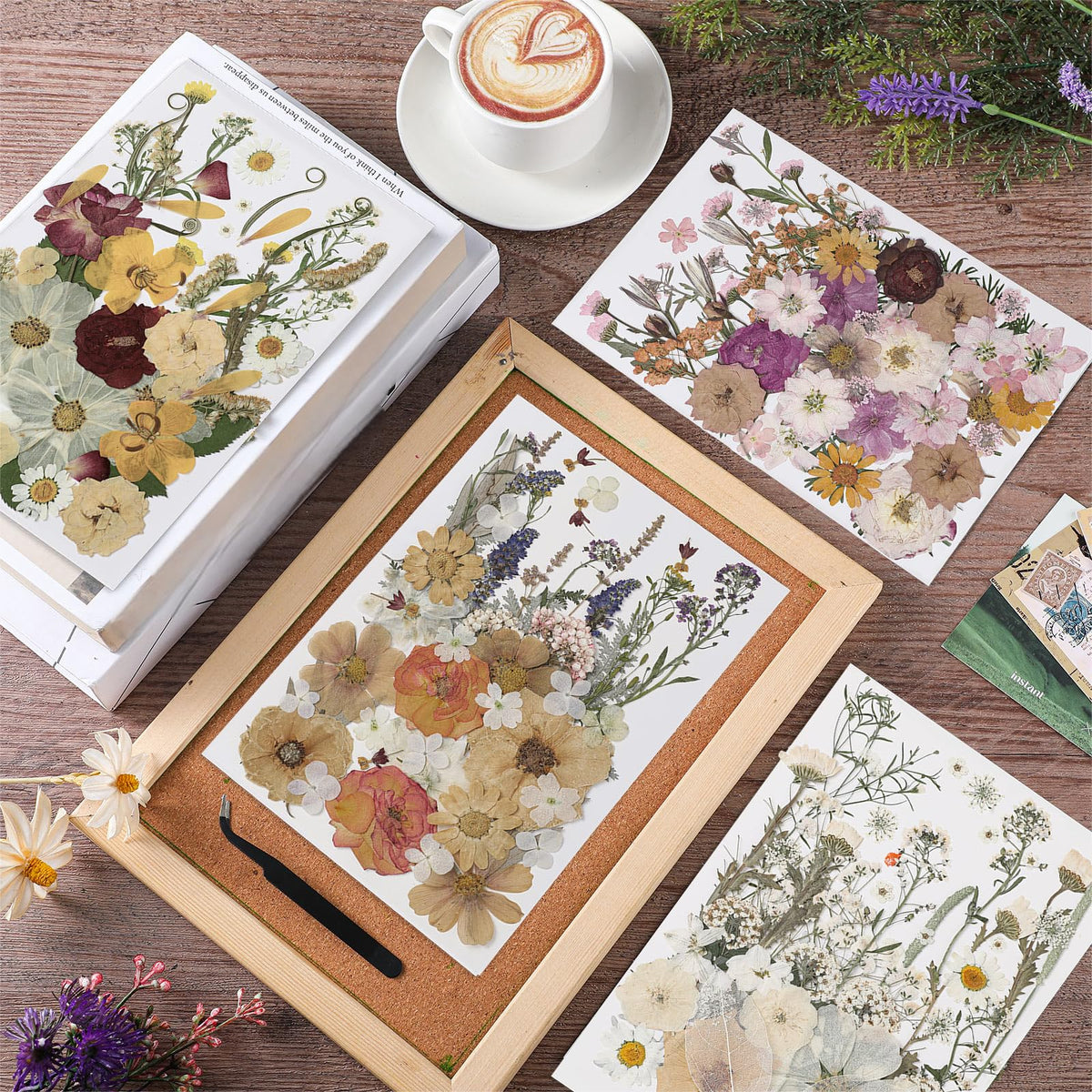 Nuanchu curved tweezers with flowers, precise handling for delicate arrangements.