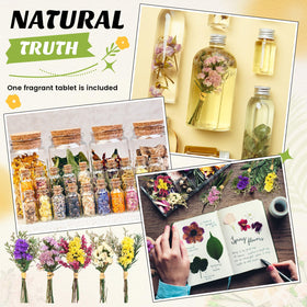 Nuanchu dried flower bundles perfect for DIY scrapbooking and gift toppers.