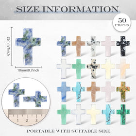 Nuenen cross pendants close-up, polished surface enhances jewelry making details.