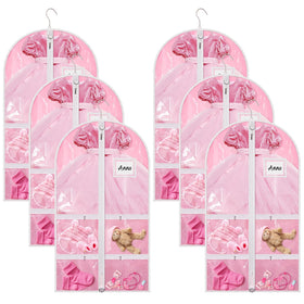 Nuenen garment bag with clear window for quick item identification