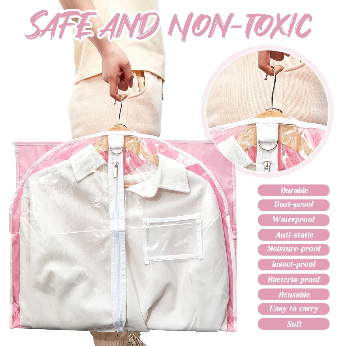Nuenen rollable garment bag helps save luggage space