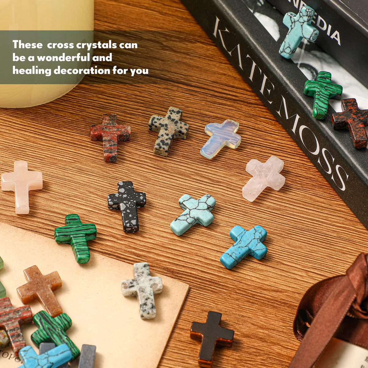 Nuenen polished cross pendants with smooth finish for DIY projects