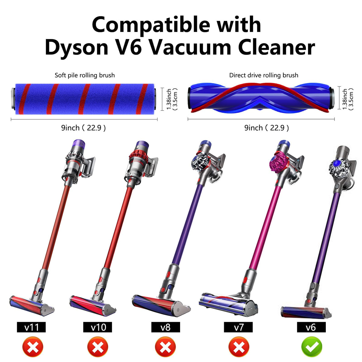 Nukisa motorhead pivots 180° left-right for cleaning under furniture.