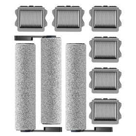 Nukisa roller brush set for Tineco FLOOR ONE S5 cleans hard floors efficiently.