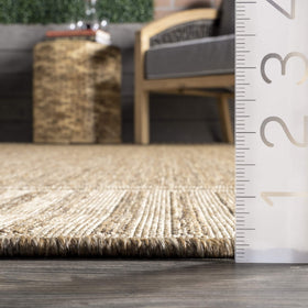 nuLOOM Asha easy-care rug for indoor and outdoor living.