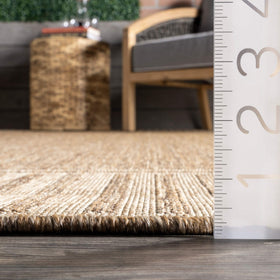 nuLOOM Asha easy-clean rug for porches, decks, and patios.