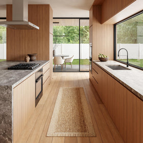 nuLOOM Asha low-pile surface makes vacuuming quick and easy.