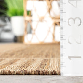 nuLOOM Asha on a patio setup showing indoor/outdoor versatility