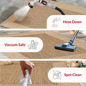nuLOOM Asha stain-resistant fibers simplify cleanups after daily wear.