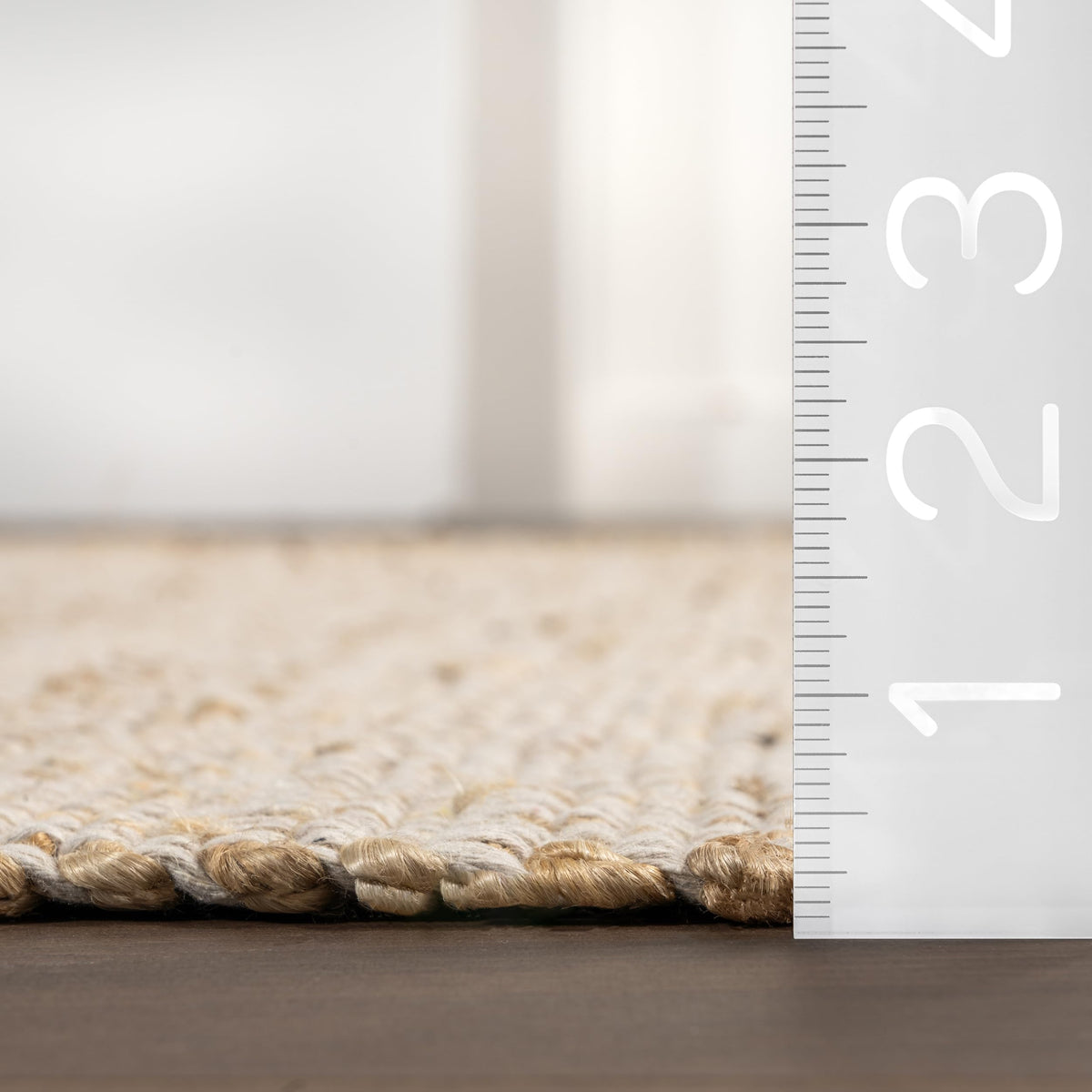 nuLOOM Elfriede rug entryway placement illustrates durable high-traffic entryway option.