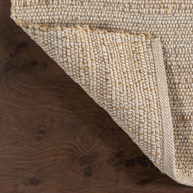 nuLOOM Elfriede rug natural fiber materials highlight eco friendly composition.