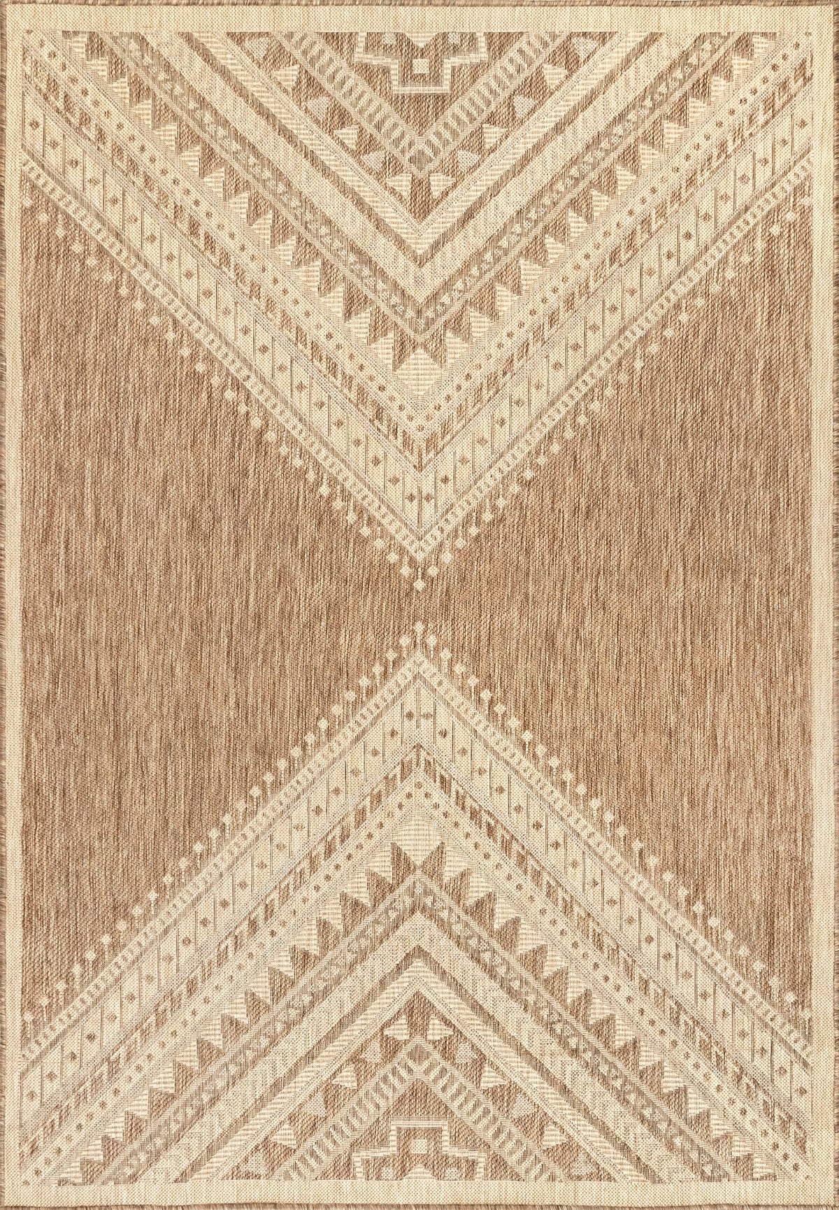 nuLOOM Landry rug close-up showing geometric pattern and texture.