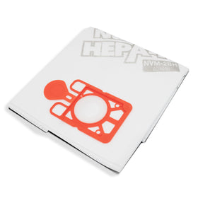 Numatic NVM-1CH HepaFlo bag pack enables quick changes and tidy disposal.