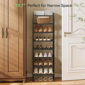 Nunsino 8-wire shelves provide strong support for heavy shoes.
