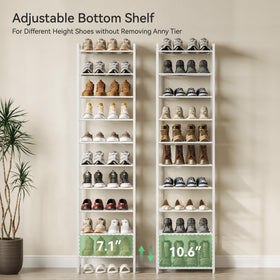 Bottom depth 11.4 inches supports US men's size 12 shoes.
