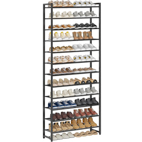 Nunsino 12-tier shoe rack for spacious closet organization