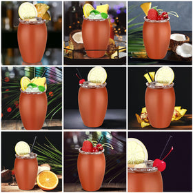 Nuogo 12oz pottery tumblers for bar and home use