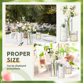 Nuogo dishwasher-safe vases simplify cleanup after events and parties.