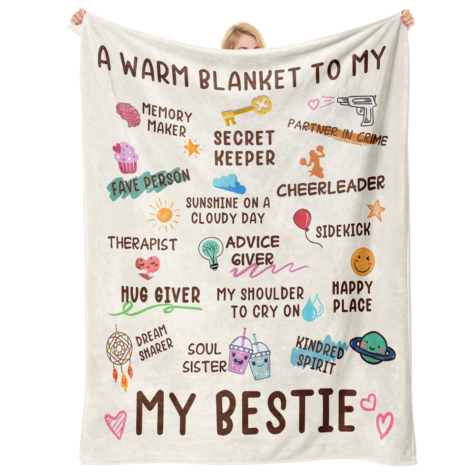Nuowagify best-friend blanket on couch provides warm comfort for movie nights