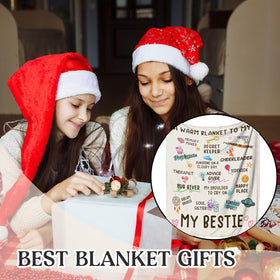 Nuowagify best-friend blanket ideal for camping or travel comfort