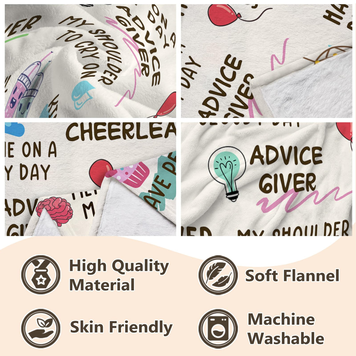 Nuowagify best-friend blanket keeps you company at home or in the office