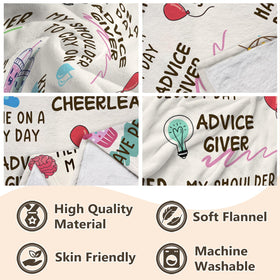 Nuowagify best-friend blanket keeps you company at home or in the office