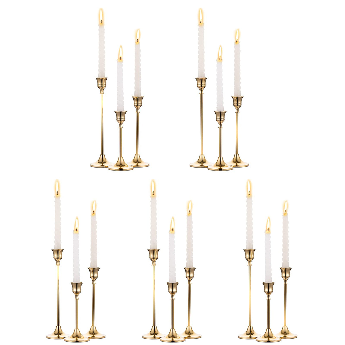 Nuptio gift-ready candlestick set perfect for celebrations.