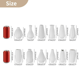 NUPTIO ceramic vase on shelf demonstrates versatile home decor use.