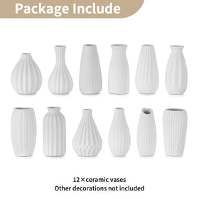NUPTIO bulk white vases enable cohesive styling for events.