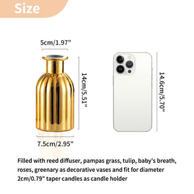 NUPTIO wedding table vases gold add timeless elegance to events.