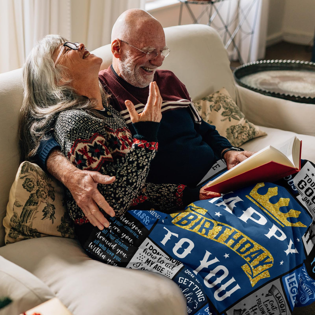 Nuritus all-season blanket suitable for couch, bed, or travel