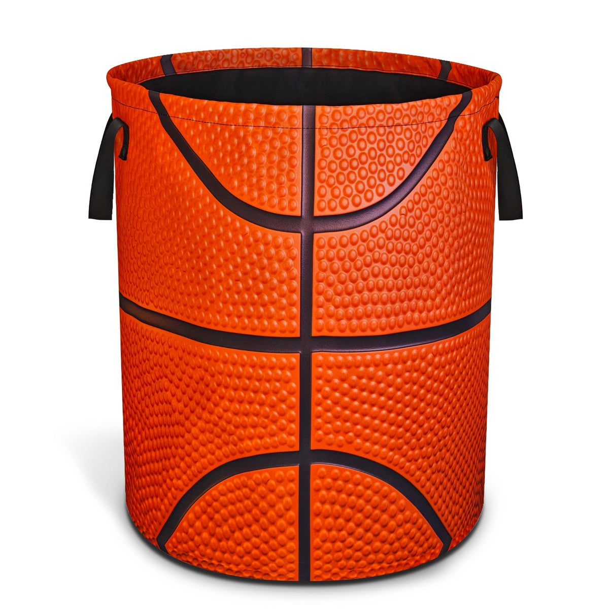 Nutainla basketball texture laundry basket with durable weave for organized laundry storage