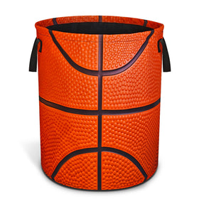 Nutainla basketball texture laundry basket with durable weave for organized laundry storage