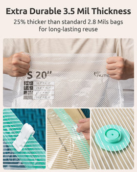 NUTICT PA+PE material 3.5 mil thickness offers tear resistance