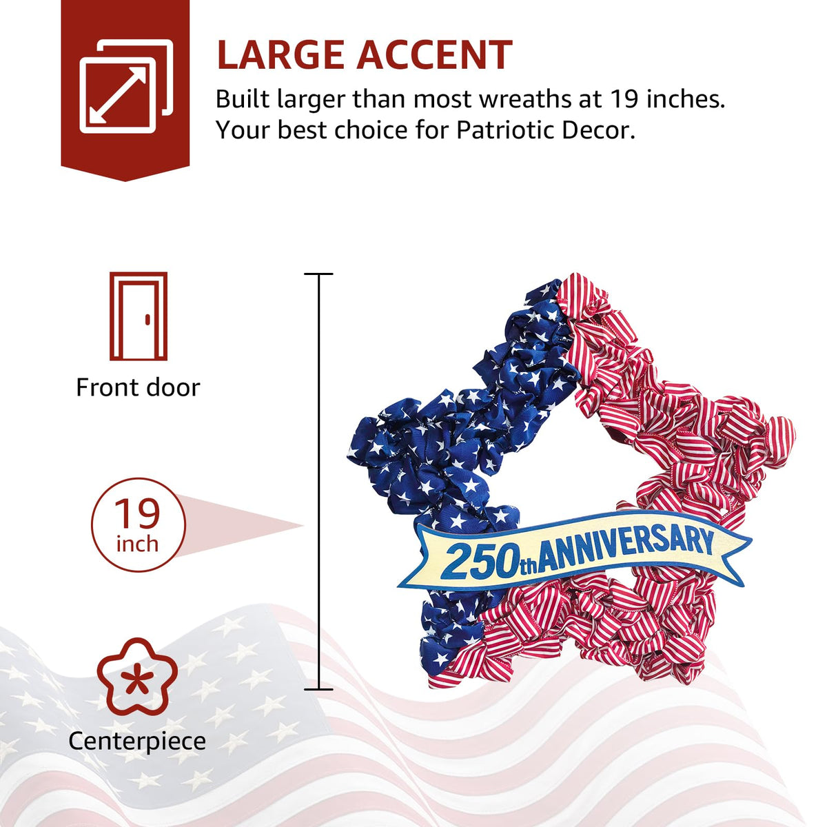 Nutikas 250th anniversary wreath celebrates history with style