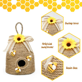 Nuvagiki honeycomb hive decor showing varied heights.