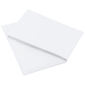 Nuzzle white pillowcase delivers clean, crisp look to any bedding set.