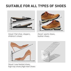 NVGSN anti-slip baffle design keeps heels secure in the shoe slot.